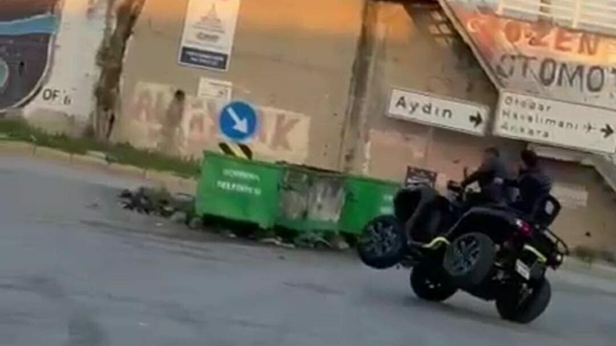 İzmir’de ATV ile drift atan sürücüye 146 bin lira ceza