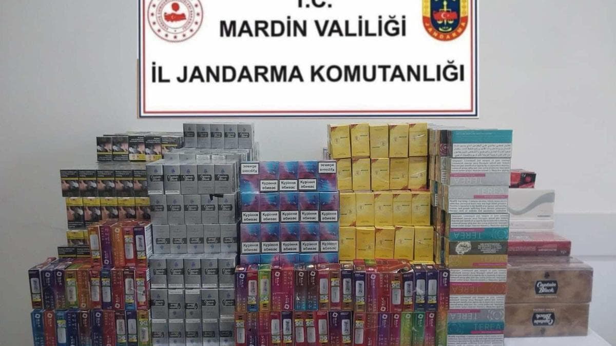 Mardin’de kaçak sigara operasyonunda 1 gözaltı