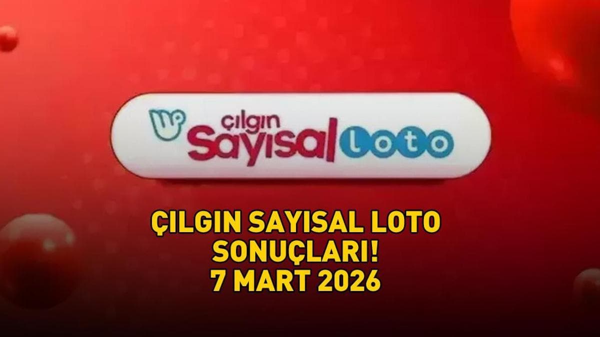 ÇILGIN SAYISAL LOTO SONUÇLARI 7 MART 2026 | Çılgın Sayısal Loto sonuçları açıklandı mı, saat kaçta açıklanır? 729.252.044 TL büyük ikramiye!