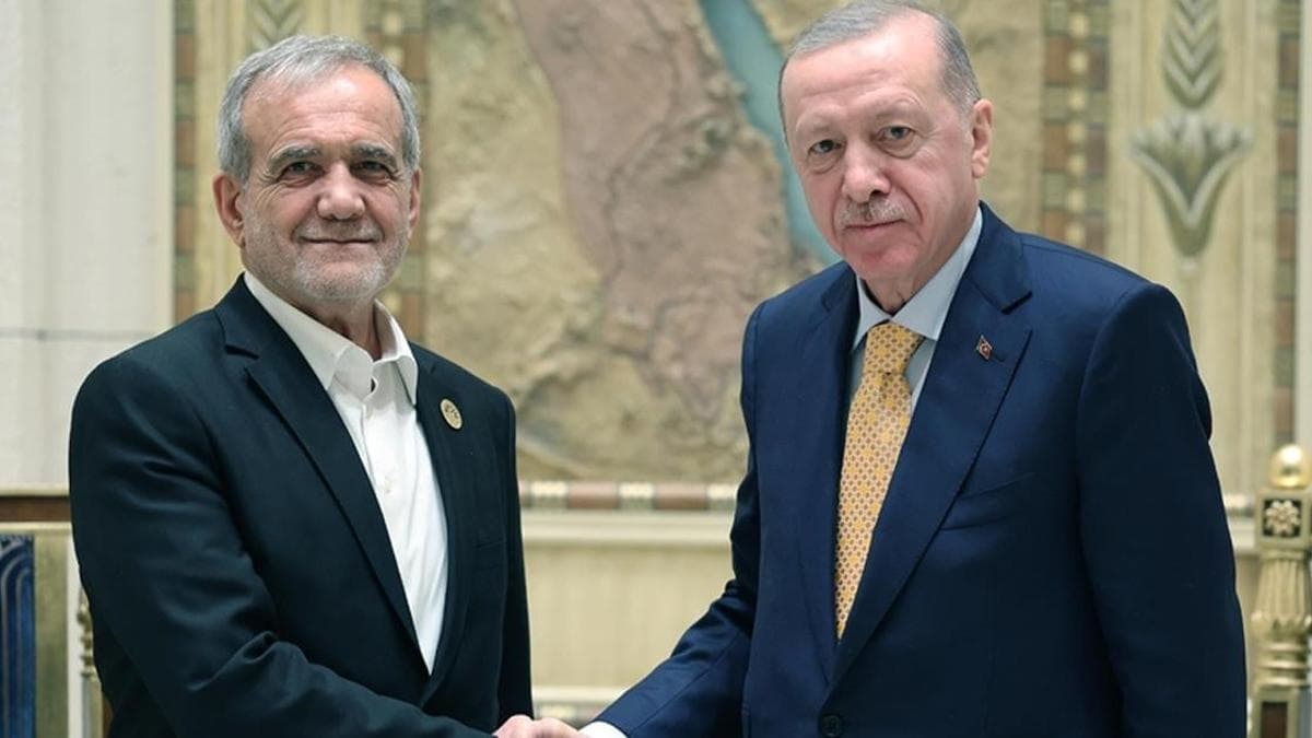 Cumhurbaşkanı Erdoğan, İran Cumhurbaşkanı Pezeşkiyan ile görüştü