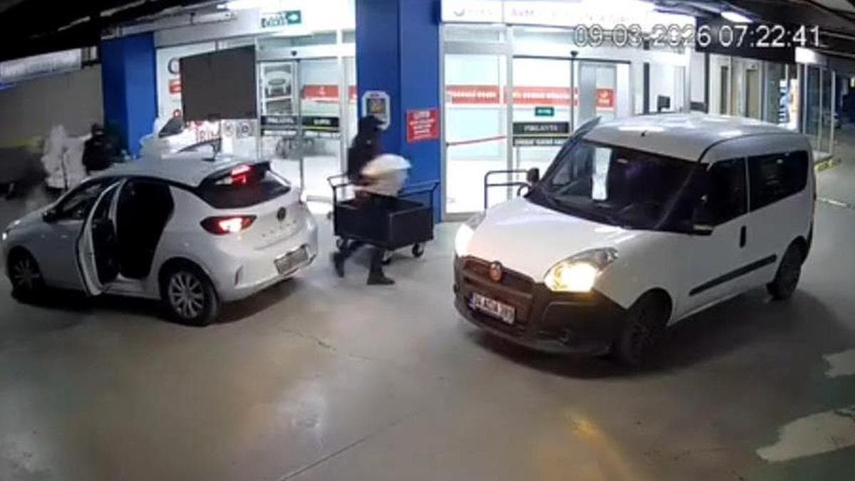 İşte o anlar... 20 milyon liralık soygun!