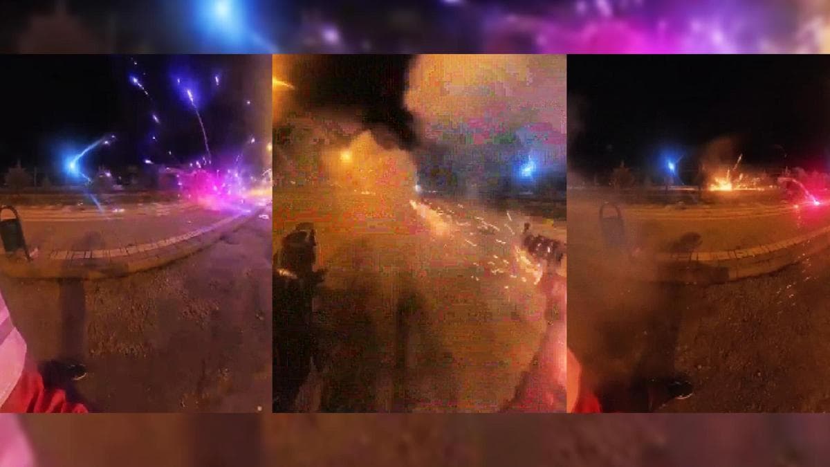 Diyarbakır’da tehlikeli şaka: Havai fişek attı!