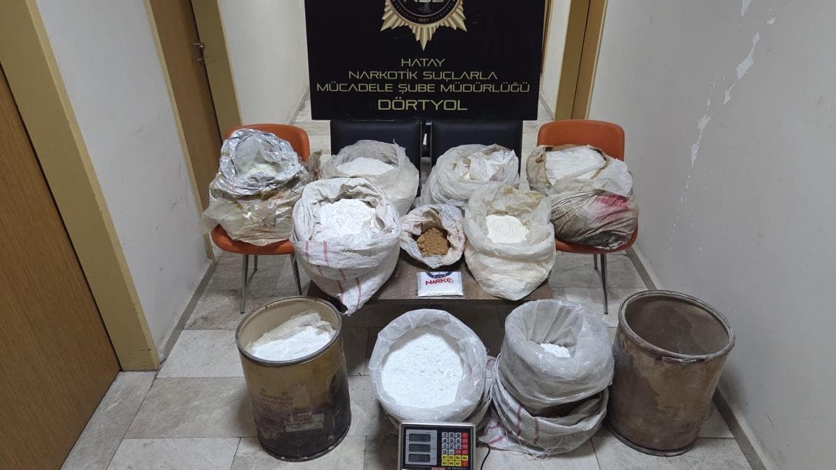 Dörtyol'da uyuşturucu operasyonu