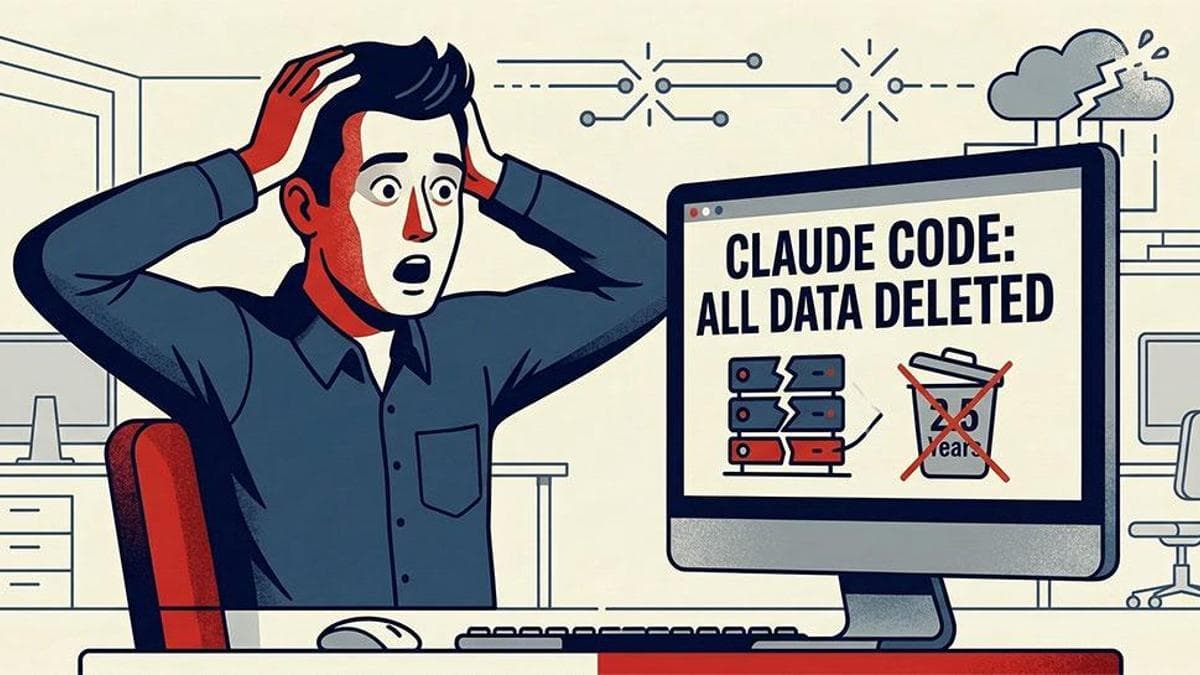 Claude Code, verileri tek kalemde sildi