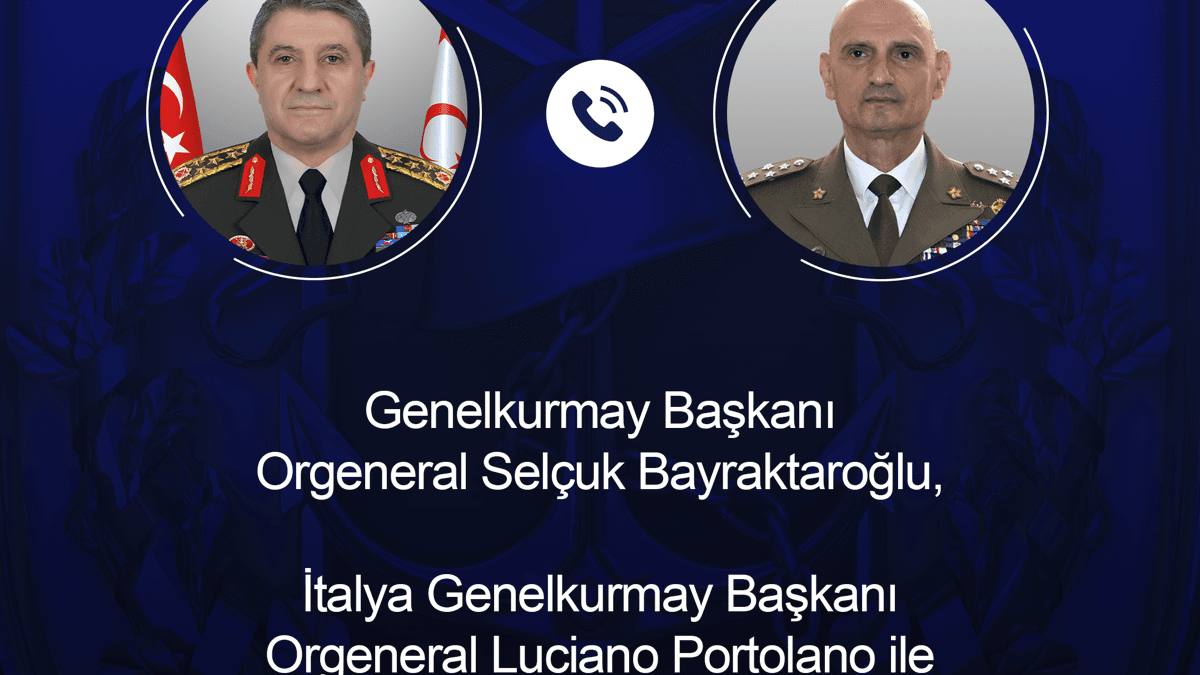 Genelkurmay Başkanı Bayraktaroğlu, İtalyan mevkidaşı Portolano ile görüştü