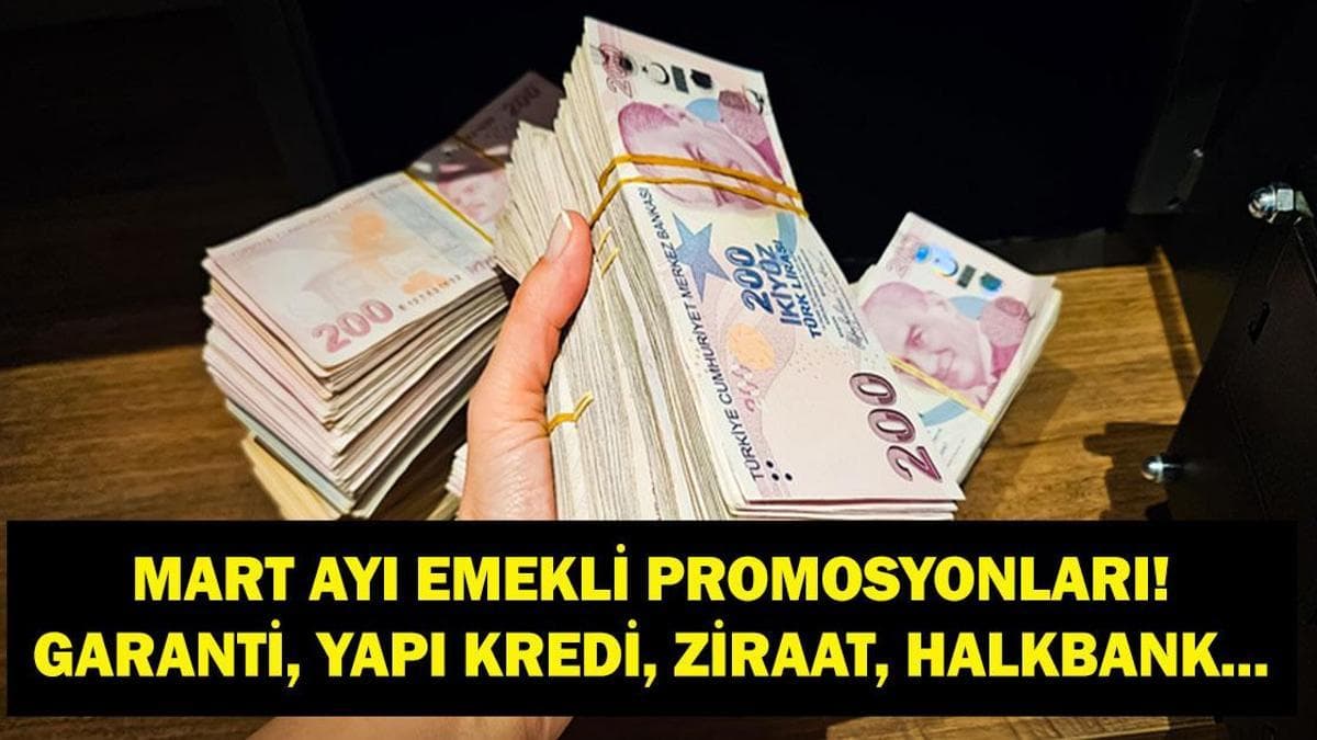 2026 Mart Emekli Maaş Promosyonları: 50 Bin TL'ye Varan Teklifler