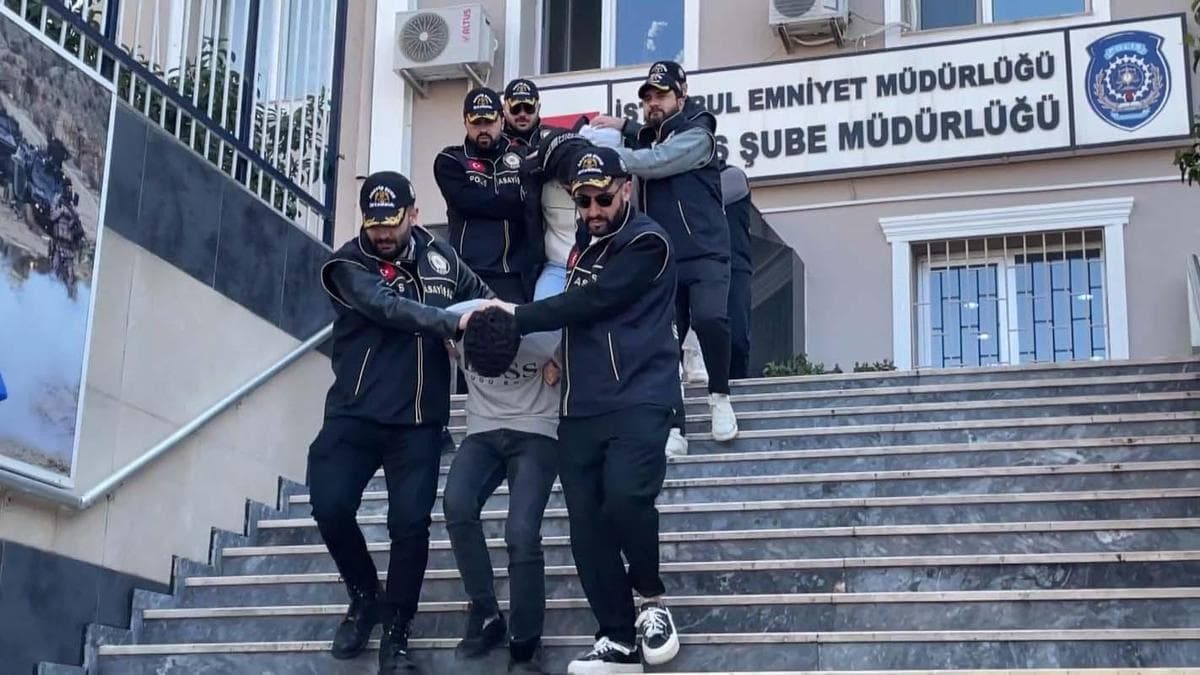 300 bin euro haraç isteyen 8 şüpheli İstanbul'da yakalandı