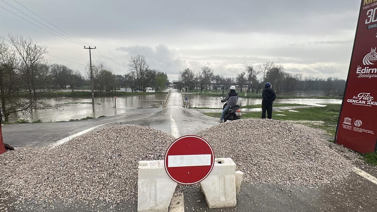 Edirne'de Alarm: Meriç ve Tunca Nehirleri İçin Sarı Alarm Verildi