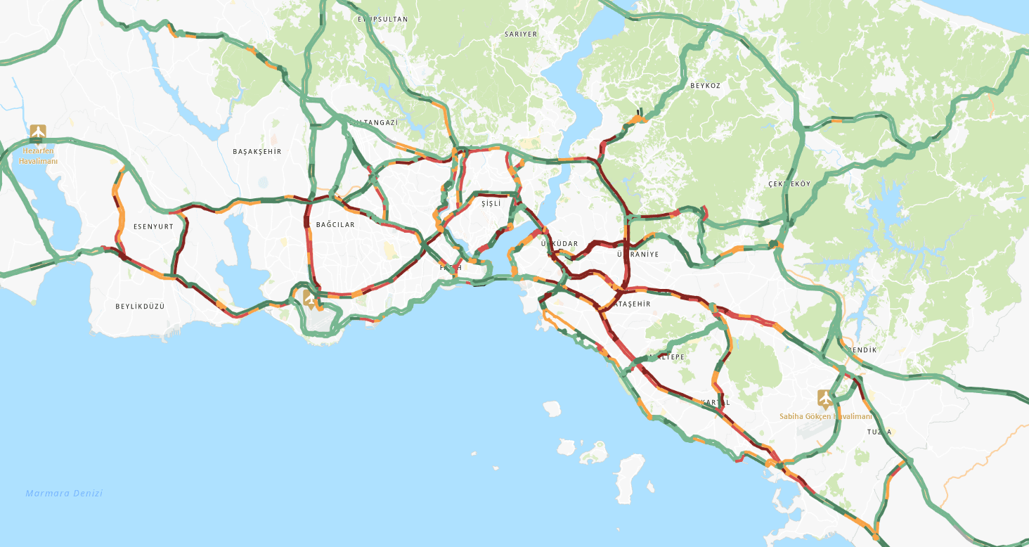 İstanbul'da Sabah Trafiği Yüzde 74'e Ulaştı