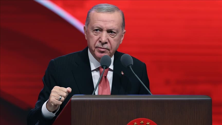 Cumhurbaşkanı Erdoğan Beştepe'deki iftar programında konuşuyor