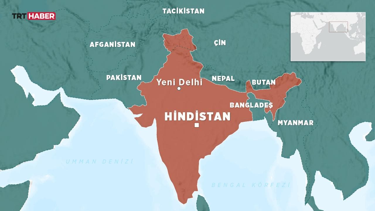 Hindistan'da düşen savaş uçağındaki iki pilot hayatını kaybetti
