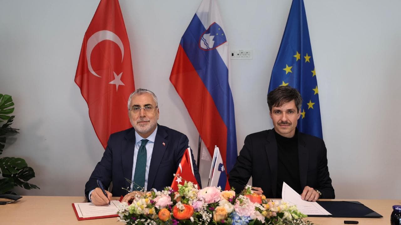 Türkiye ile Slovenya Sosyal Güvenlik Anlaşması'nı İmzaladı