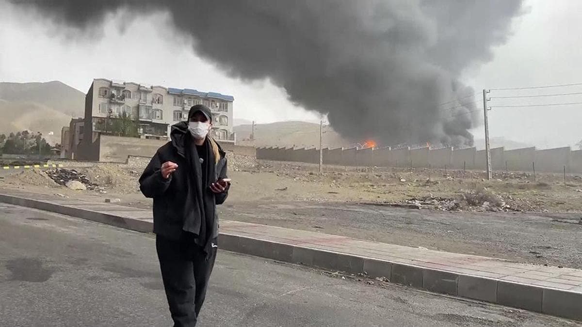 Son dakika... CNN TÜRK İran'da vurulan petrol tesisinde
