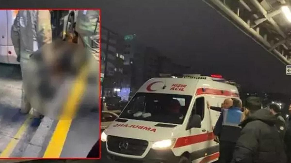 Şirinevler'de metrobüs kazası: Bir kişi ağır yaralandı