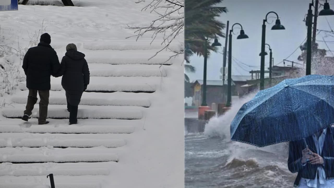 Sağanak, kar, fırtına uyarısı